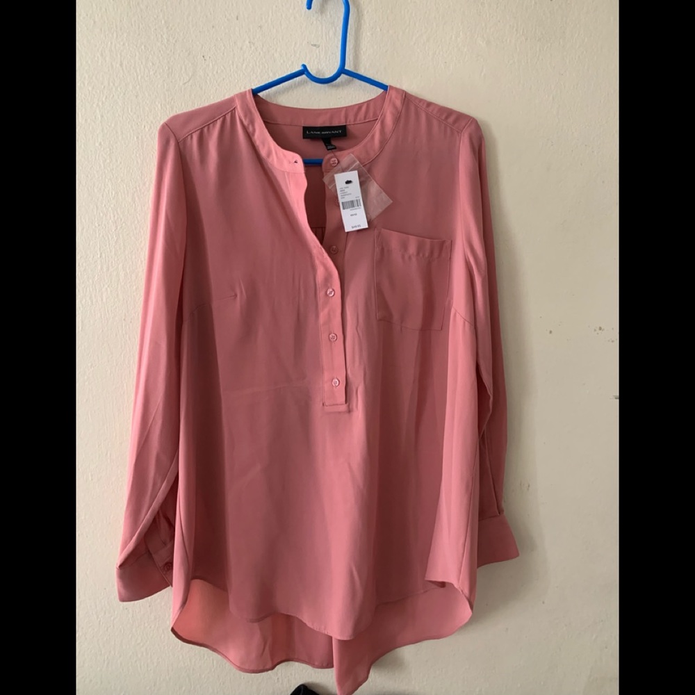 Lane Bryant Dusty Pink Blouse